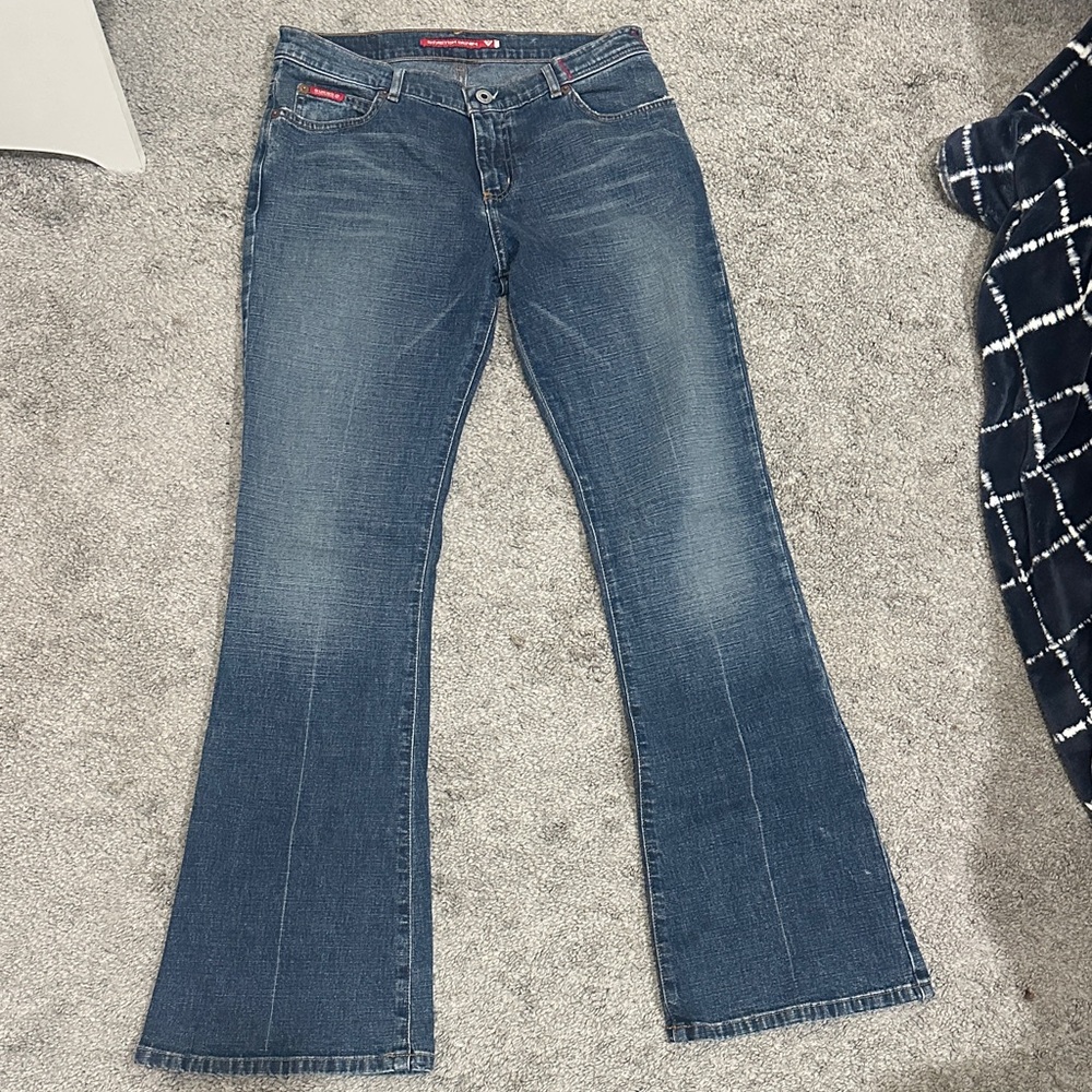 Guess Women's Flare Blue Jeans